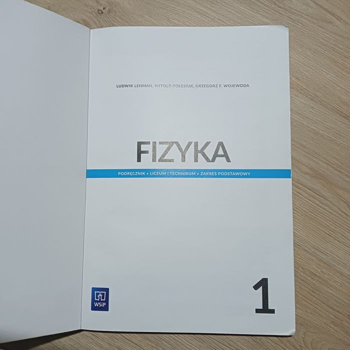 Podręcznik Fizyka klasa 1