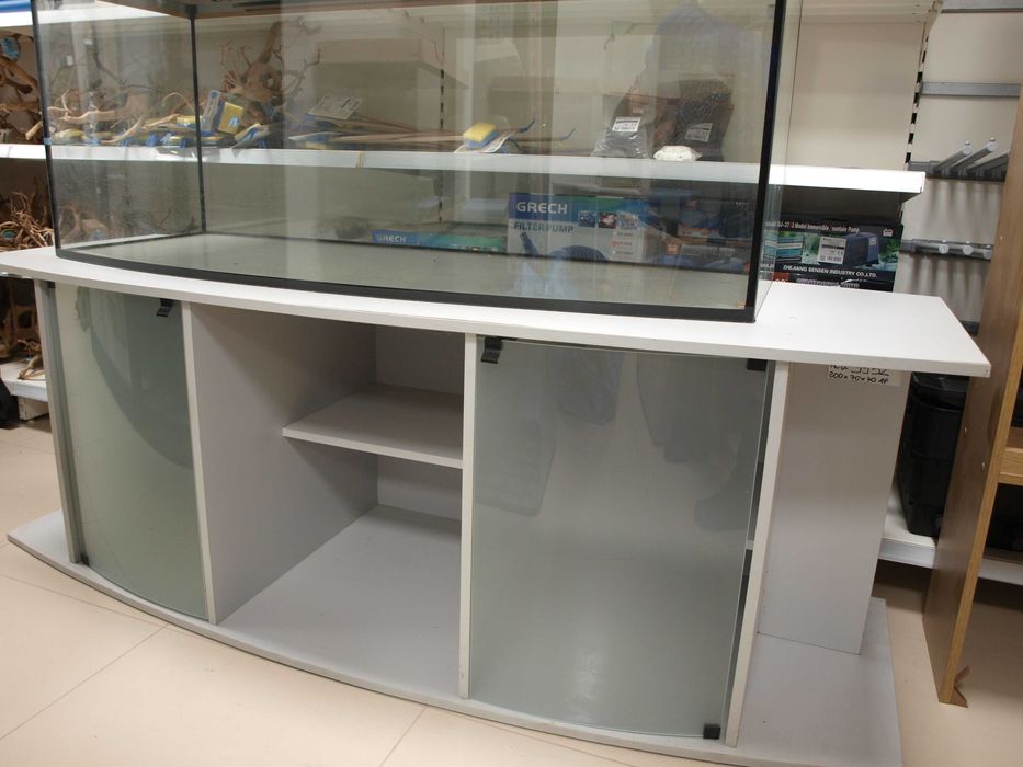 Szafka pod akwarium 200x70x70 profilowana popiel