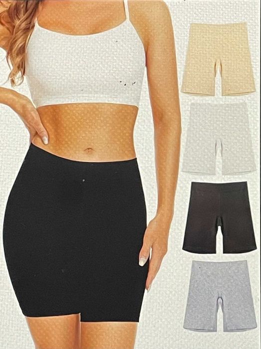 Сучасні якісні жіночі безшовні шорти подовжені трусики, р. 50 котон