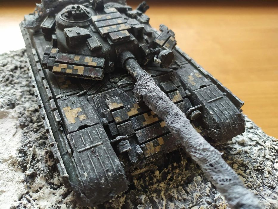 Діорама Т-64БВ в зимових умовах, масштаб 1:35