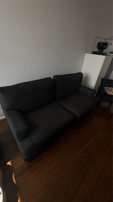 Sofá-Cama Cinzento Escuro