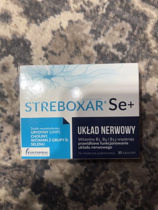 Streboxar Se+ układ nerwowy witaminy selen urydyna