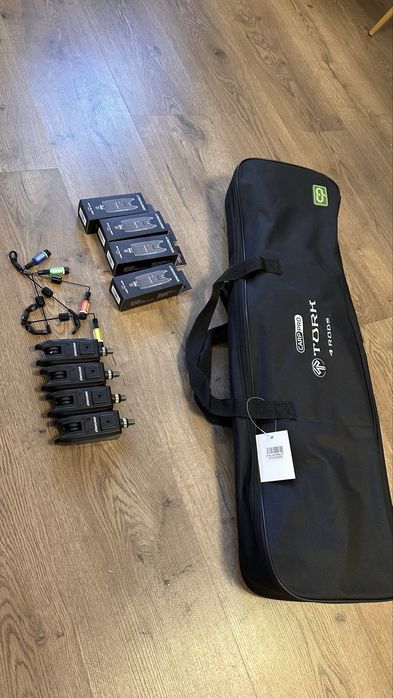Розпродаж!!!Carp Pro tork  Род-под+4 сигналізатори +4 свінгери + чохол