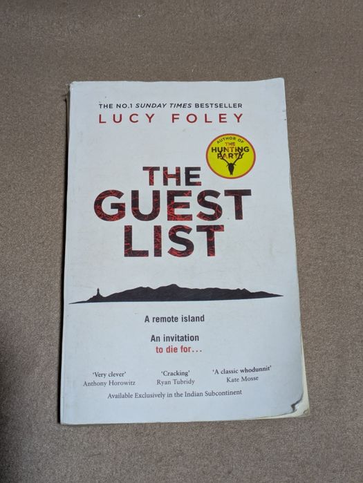 The guest List by Lusy Foley, book