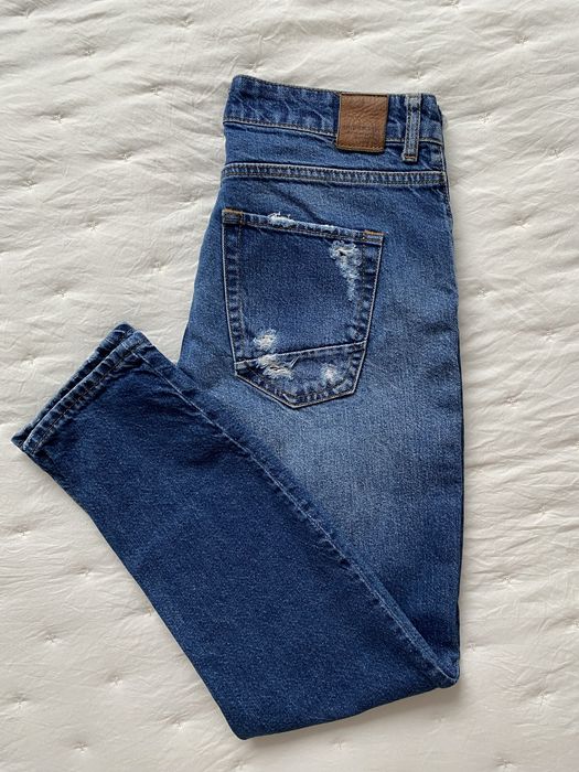 Zara Basic 34 dżinsy jeansy boyfriend