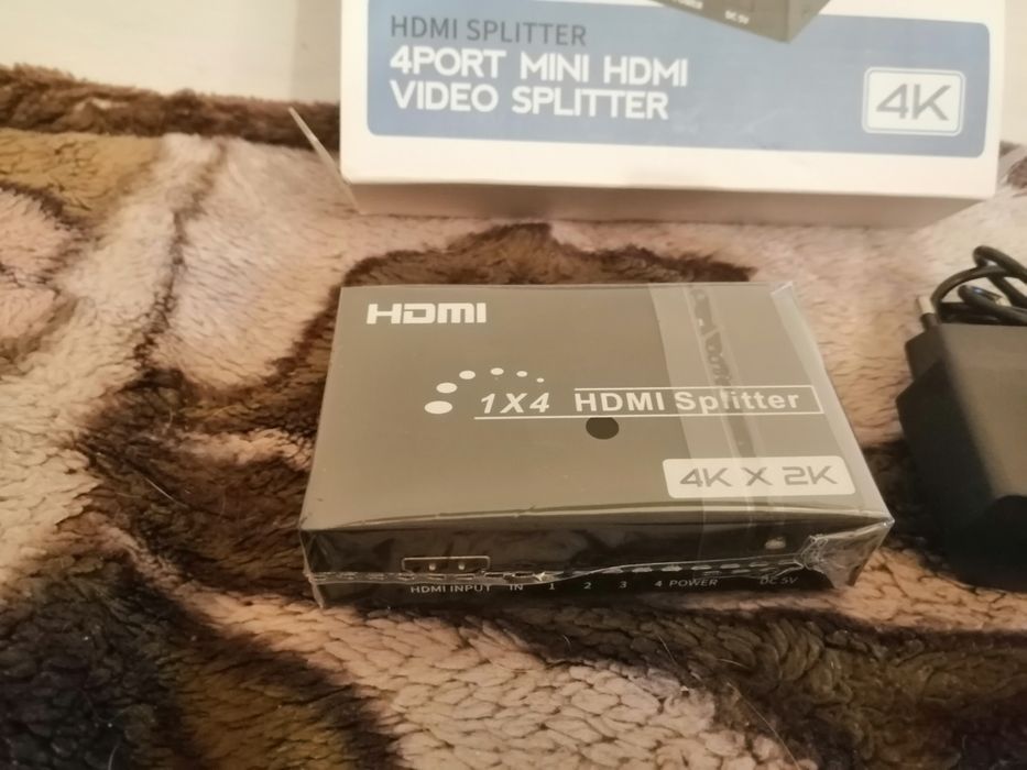 Rozdzielacz 4K HDMI 1 w 4 out, jednocześnie rozdzielacz HDMI Audio Vid