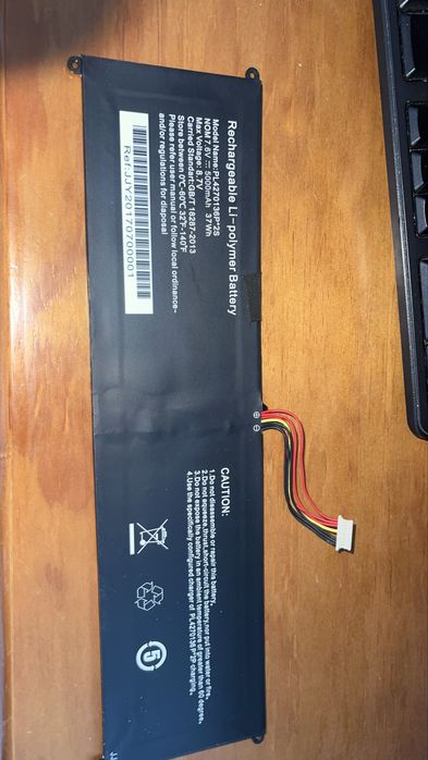 Bateria Li-polymer para portateis slim