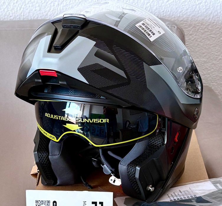 Capacete modular NOVO AGV Streetmodular (30% DESCONTO) Tam M-L-XL