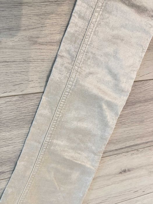 Beżowe spodnie z efektem weluru Cheap Monday