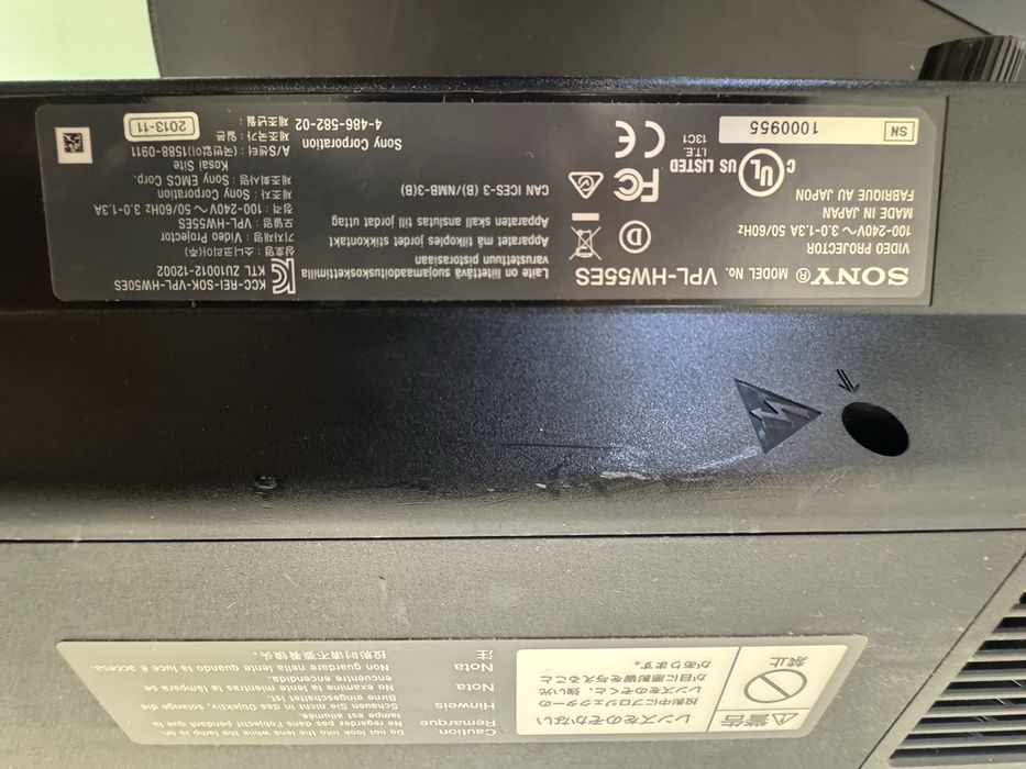 Projetor Sony Vpl Hw55es