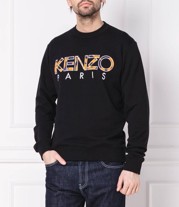 Свитот Kenzo Paris черный кофта бренд свитер