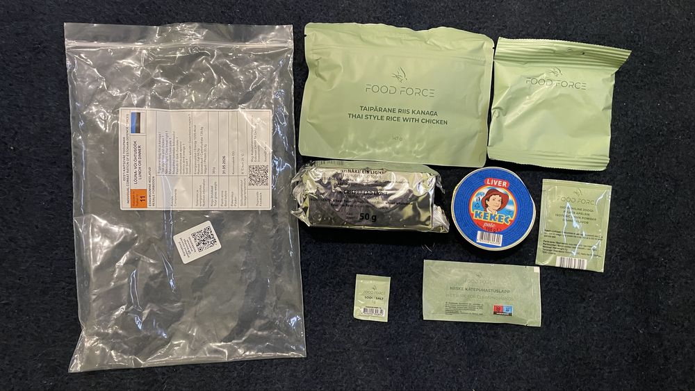 Сухпай армії Естонії МРЕ/MRE/сухийпайок