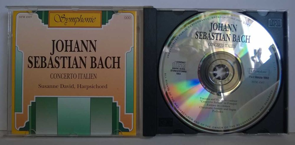 CD Bach Koncert Włoski Concerto Italien Fantazja Chromatic NOWA