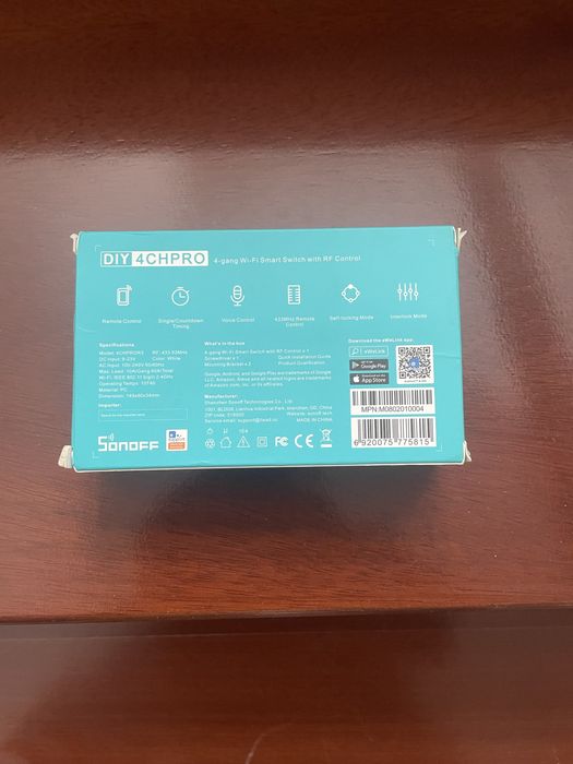 SONOFF 4 canais  Pro R3 novo na caixa