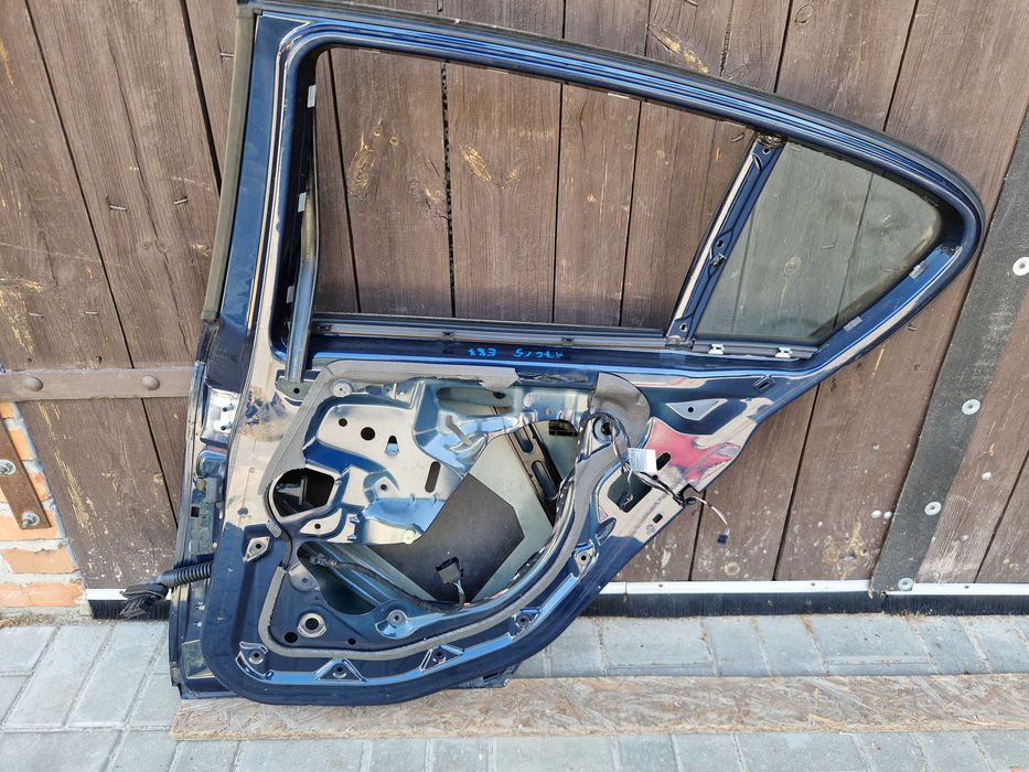 BMW 1 E87 Drzwi Prawe Tył TIEFSEEBLAU A76/5 Zdrowe ORG