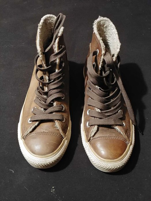 КЕДИ CONVERSE ALL STAR із натуральної шкіри