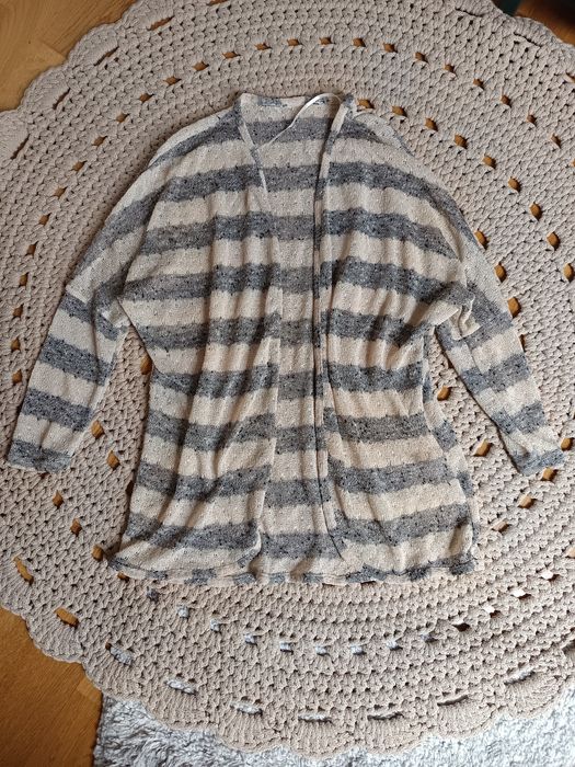 Atmosphere lekka narzutka sweter waterfall nowy S