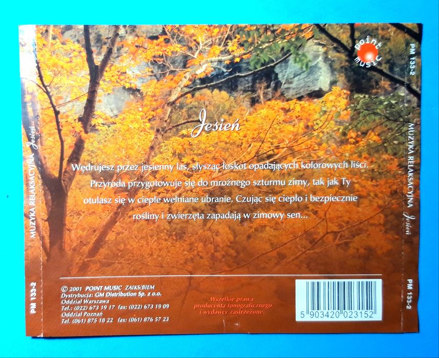 Muzyka Relaksacyjna - Jesień (CD, 2001)
