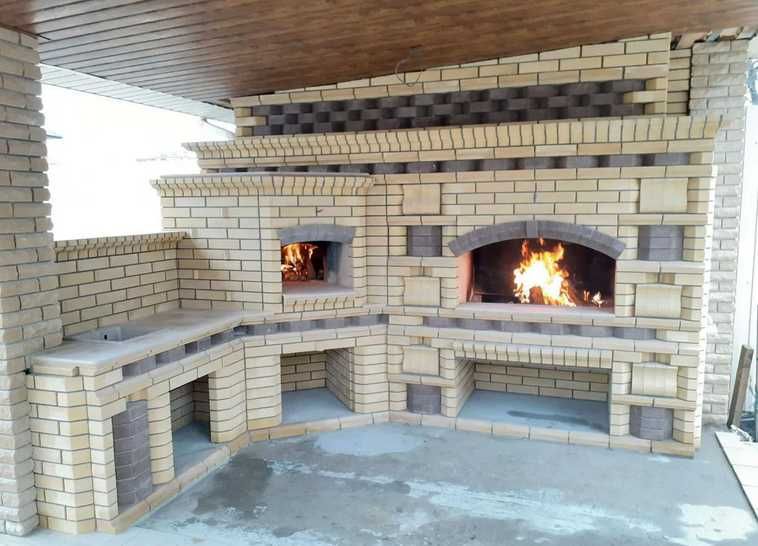 Кладка каминов и мангалов барбекю печь груба комплексы: 4 000 грн ...