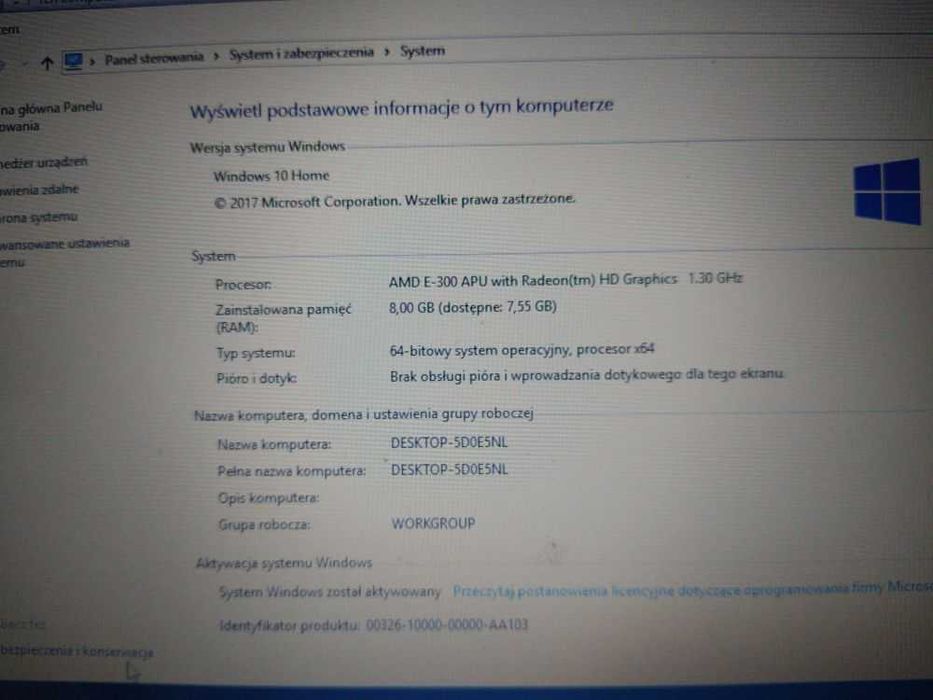 Lenovo E135, AMD E300, pamięć Ram 8 GB, szybki dysk SSD, wysoka jakość