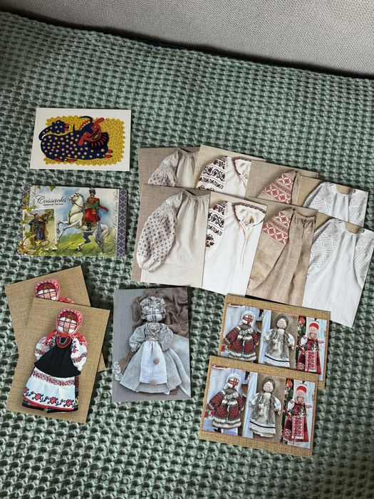 Листівки Україна - міста, традиційні наряди, міфи