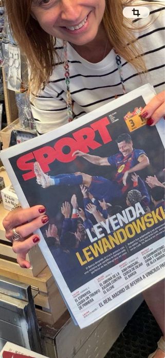 Gazeta SPORT Robert Lewandowski LEGENDA Barcelona Kolekcjonerska