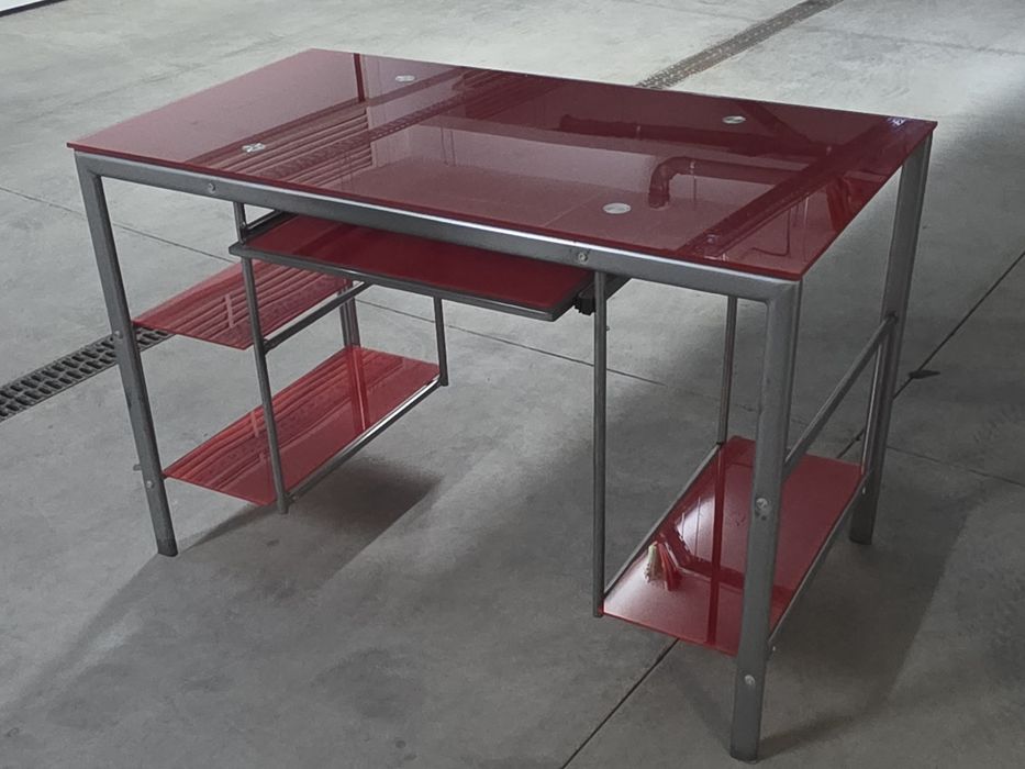 Vendo mesa de escritório vidro