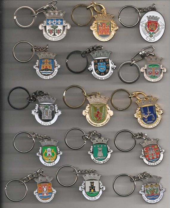 VENDO PORTA/CHAVES HERÁLDICOS + CHAPAS HERÁLDICAS