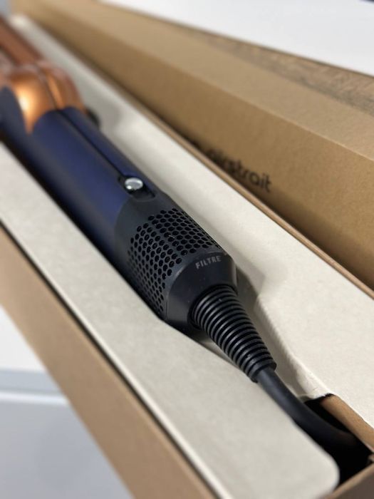 Вирівнювач для волосся Dyson Airstrait HT01 синій premium Copper