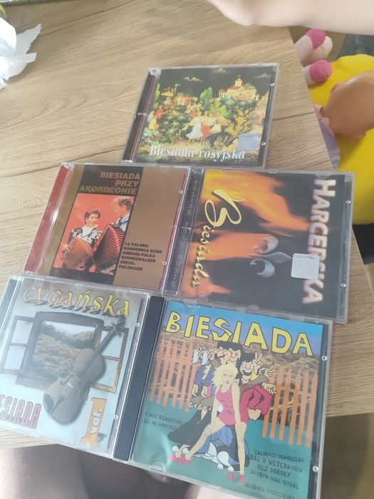 Zestaw płyt CD 5 sztuk biesiadne