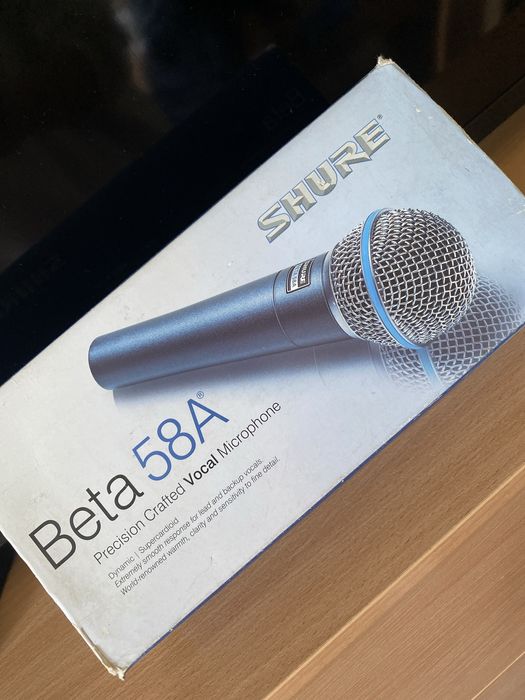 Мікрофон SHURE Beta 58 A prifessional crafted vocal microphone