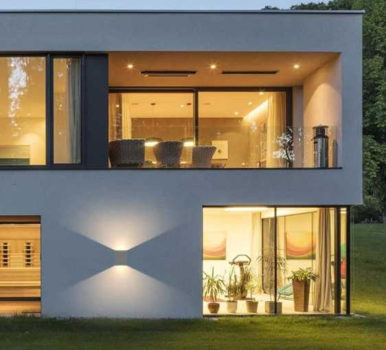 Klighten 2 szt lamp ściennych LED wewnątrz na zewnątrz 7W wodoodporne