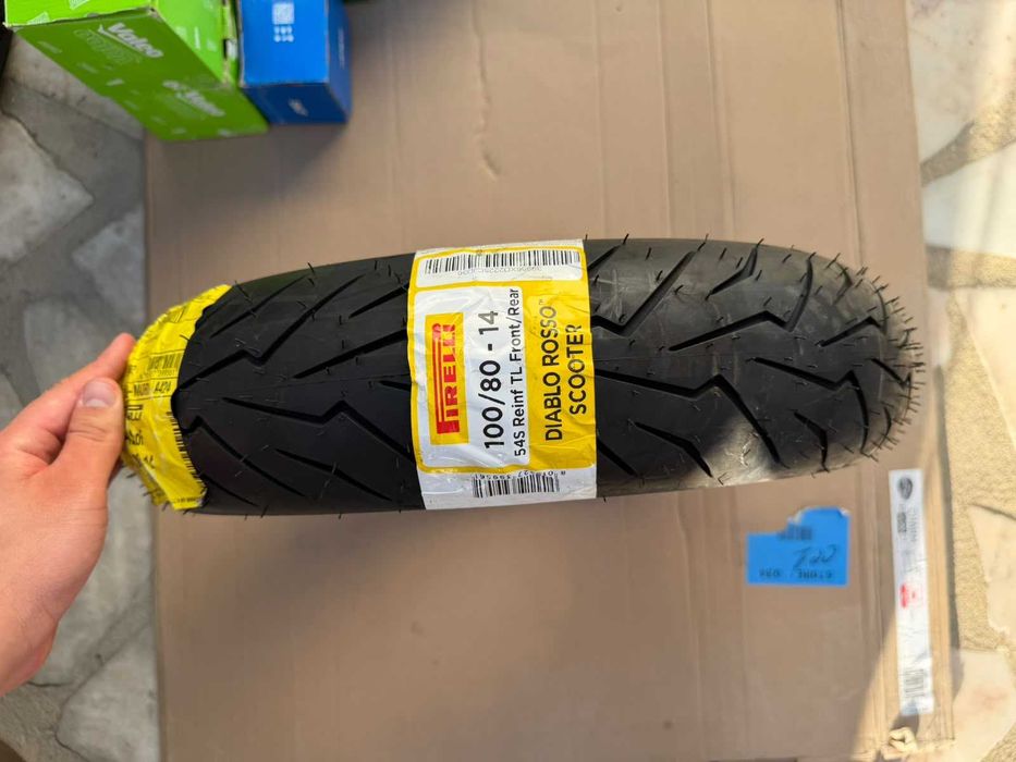 Pneu mota scooter Pirelli Diablo Rosso 100/80 - 14