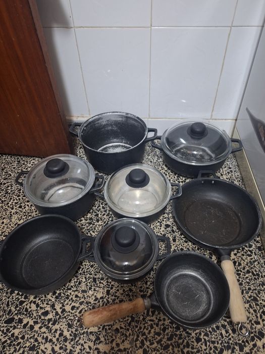 Conjuntos celar 13 peças preto e cromado