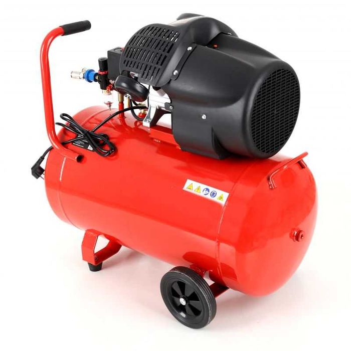 Kompresor olejowy sprężarka V2 powietrza 100l 8bar 2-tłoki dwutłokowy