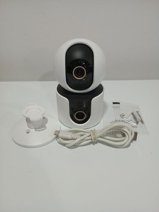 (NOVO) Câmera Xiaomi Inteligente C500 Dual - Vídeo-Vigilância - Até 256GB - Duplo 4MP Ultra HD - WIFI 6