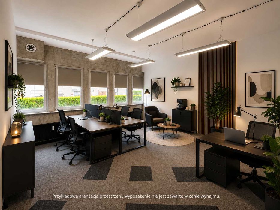 Biuro do wynajęcia, 33m2, Łódź-Górna (B03), koncepcja aranżacji gratis*