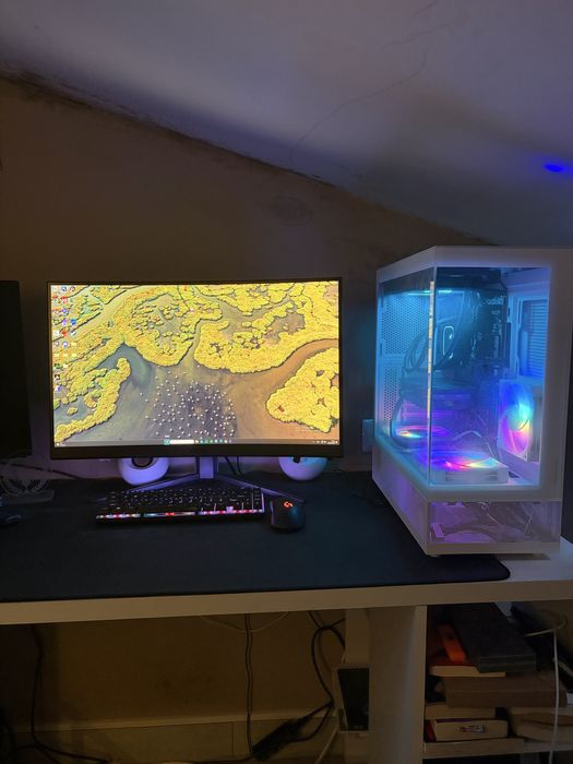 PC Gaming Completo – Ryzen 7 5800 + RTX 4060 Ti + Monitor 27” Curvo