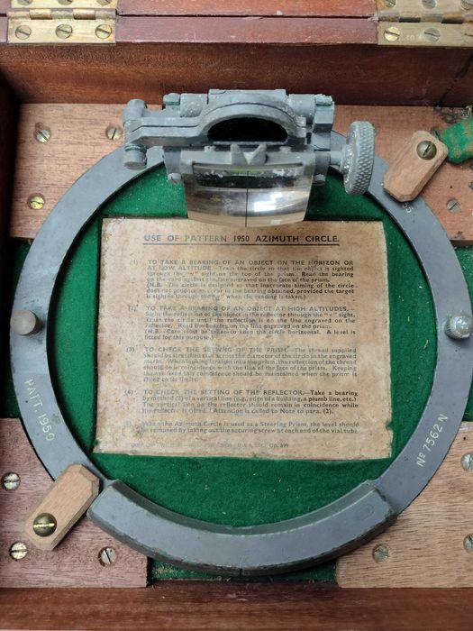 Azimute Circular padrão de 1950