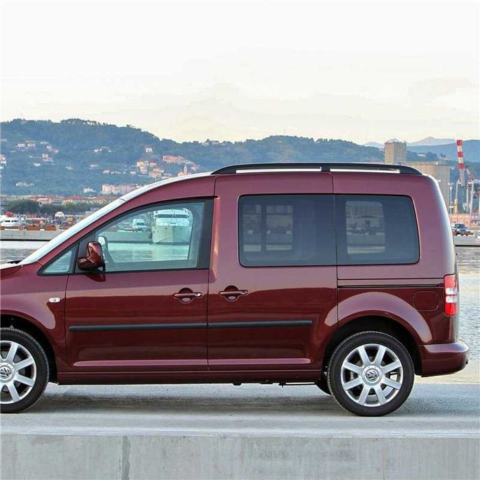 Relingi dachowe Volkswagen Caddy SHORT belki na dach 2 WZORY
