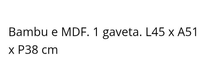 Mesinha de cabeceira