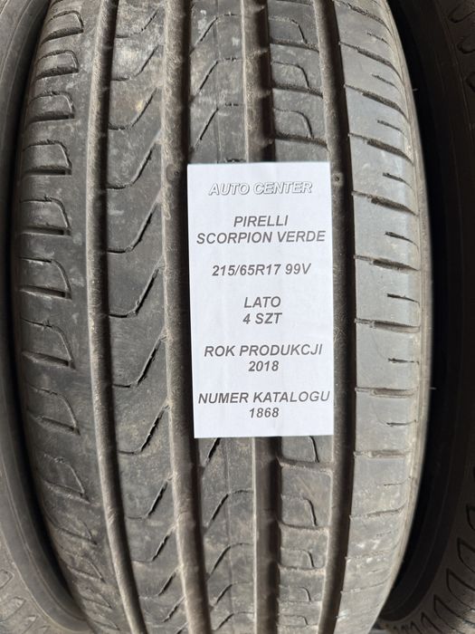 Opony letnie 215/65R17 99V Pirelli Scorpion Verde | Komplet