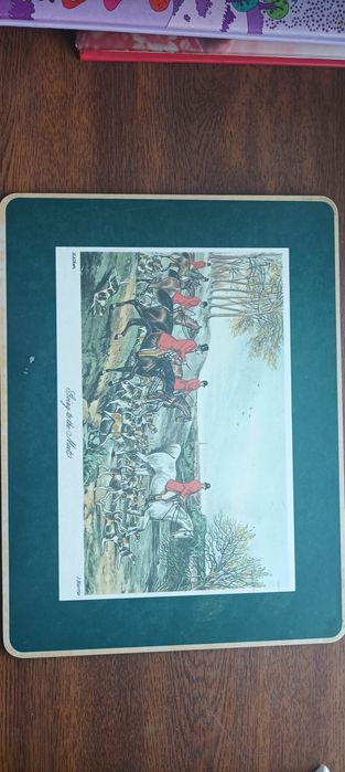 Angielskie podkładki korkowe