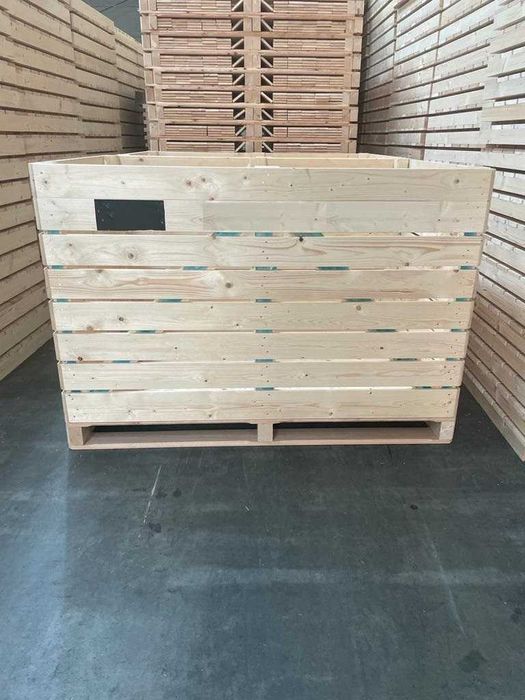 Skrzyniopalety drewniane na warzywa. PW MORYS