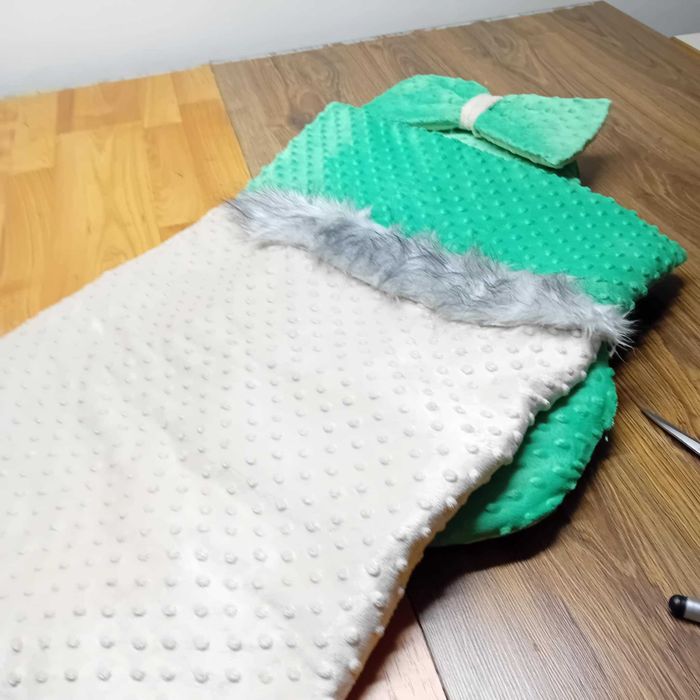 Komplet do wózka zimowy-nowy z minki