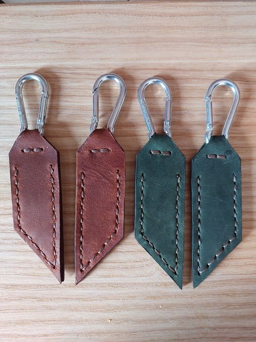 Брилок з натуральної шкіри, ручна робота