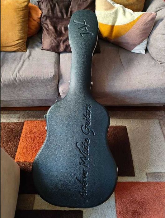 Guitarra semi acustica fender Andrew White 12 cordas