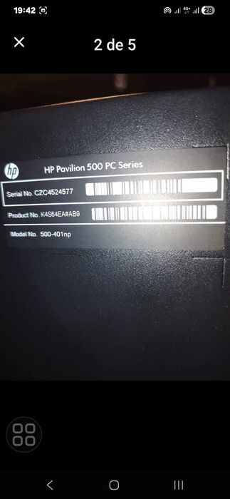 HP Pavilion 500. A10 6700.radeon R7 240. HDD 500 .16gb RAM.