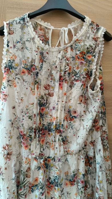 Orsay śliczna koronkowa sukienka w kwiaty rozmiar 42