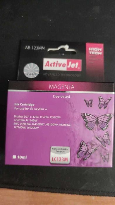 AB-123MN Tusz do drukarki Brother zastępuje LC123M
